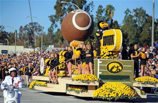 University of Iowa Float/Rose Parade
