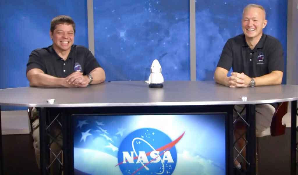 Astronauts Robert Behnken and Douglas Hurley 