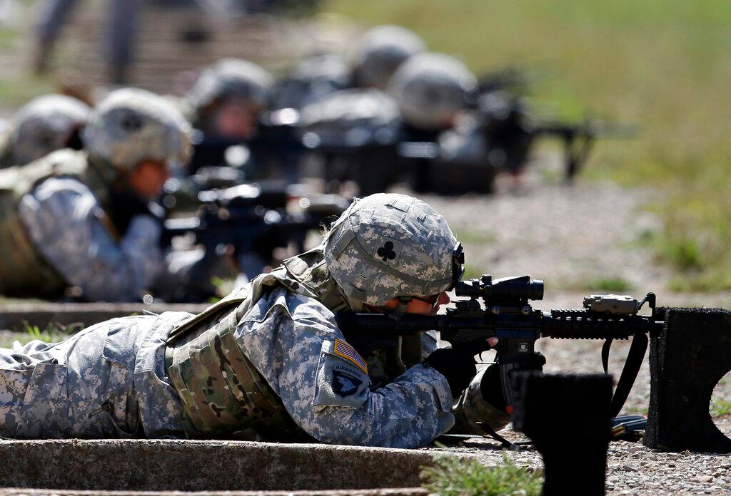 Female soldiers from 1st Brigade Combat Team, 101st Airborne Division