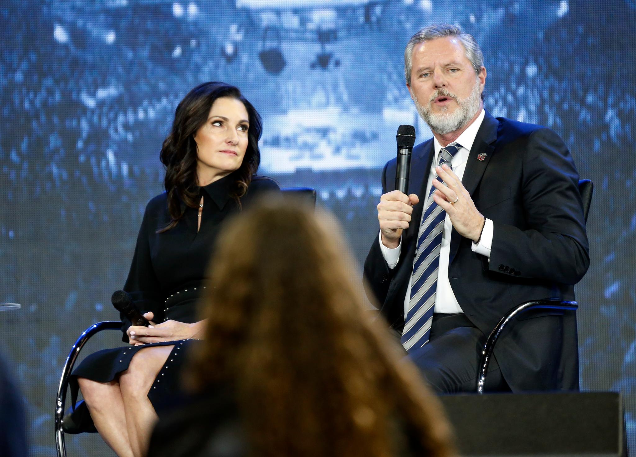 Jerry Falwell Jr. and his wife, Becki 