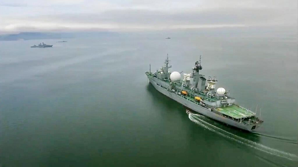 Russian Warships in Bering Sea 