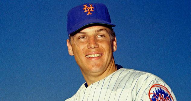Tom Seaver in a Mets baseball uniform