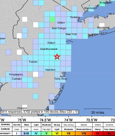 New Jersey Earthquake
