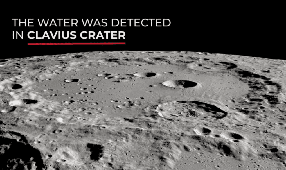 Clavius Crater area of Moon