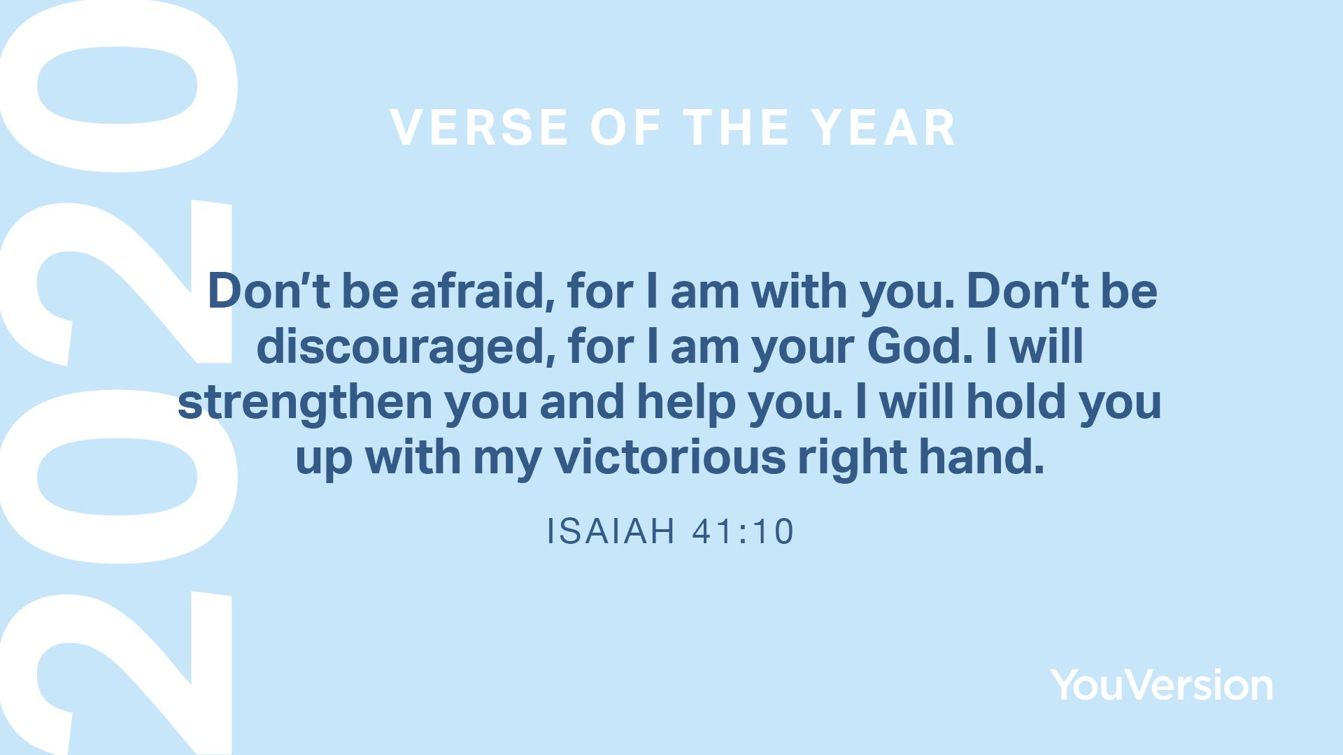 2020's most popular Bible verse