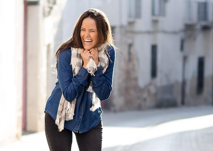 Woman Laughing 