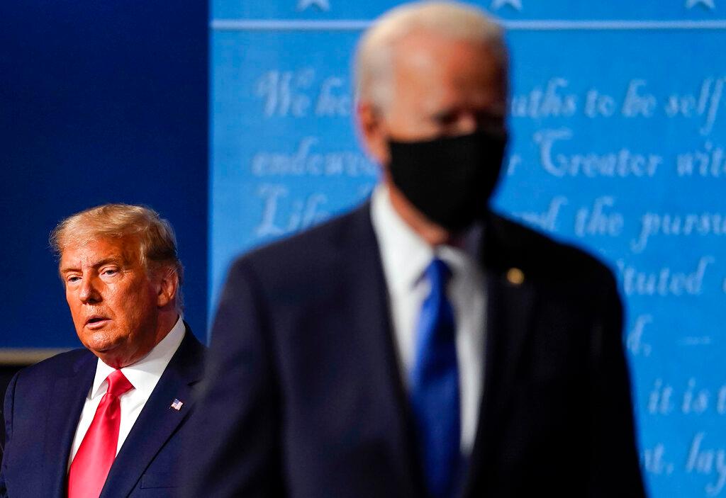 Donald Trump and Joe Biden