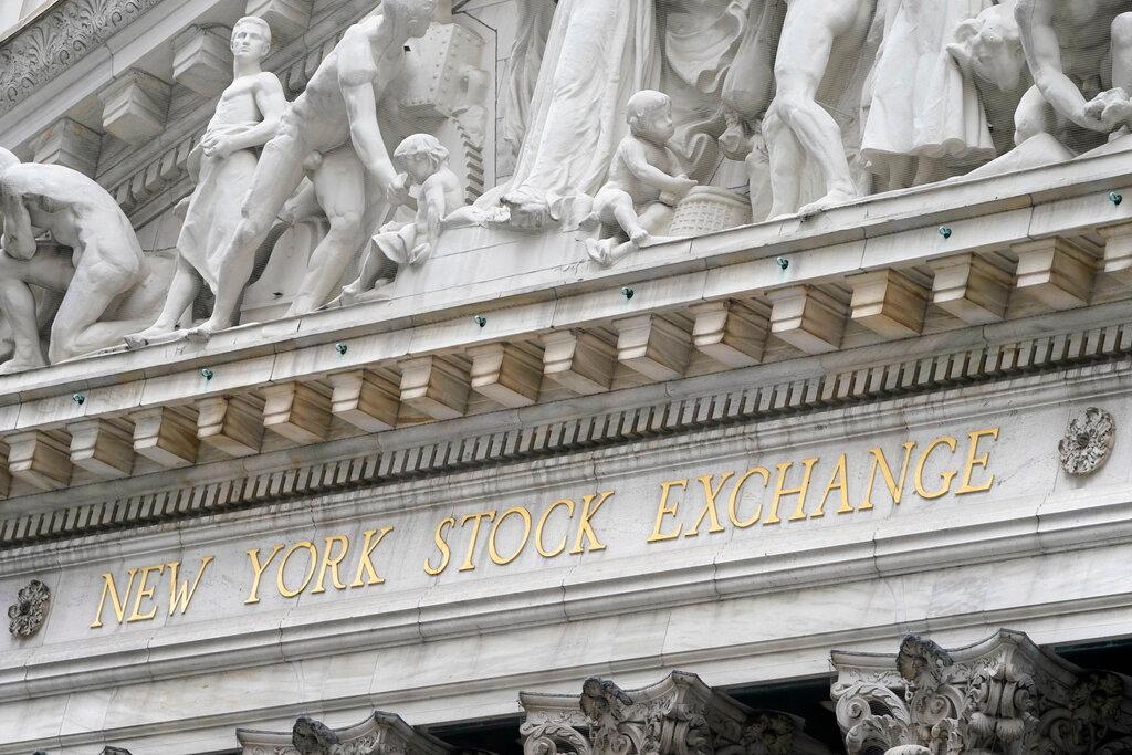 Sign of the New York Stock Exchange in New York