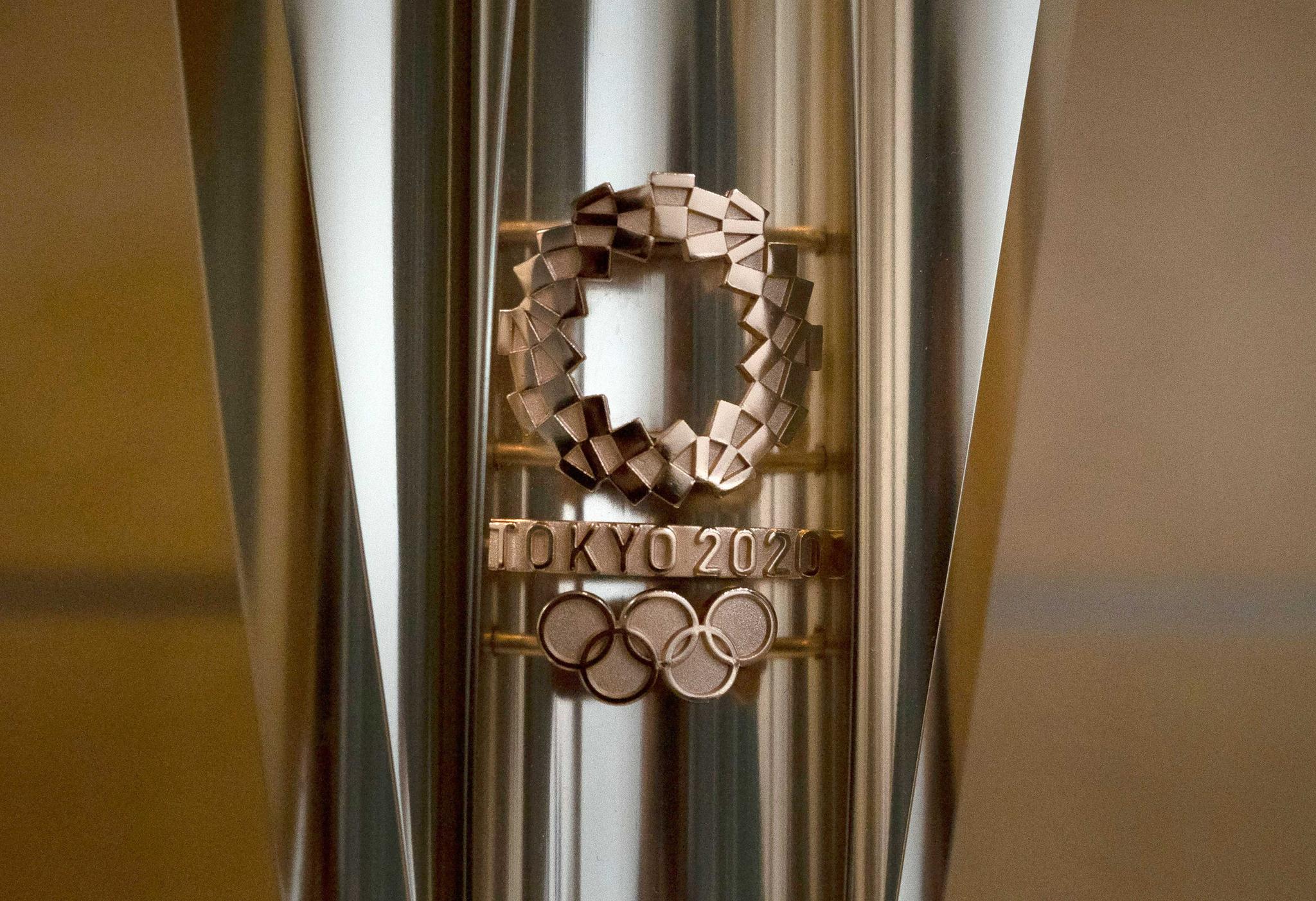 Olympic torch for the Tokyo 2020 Olympics