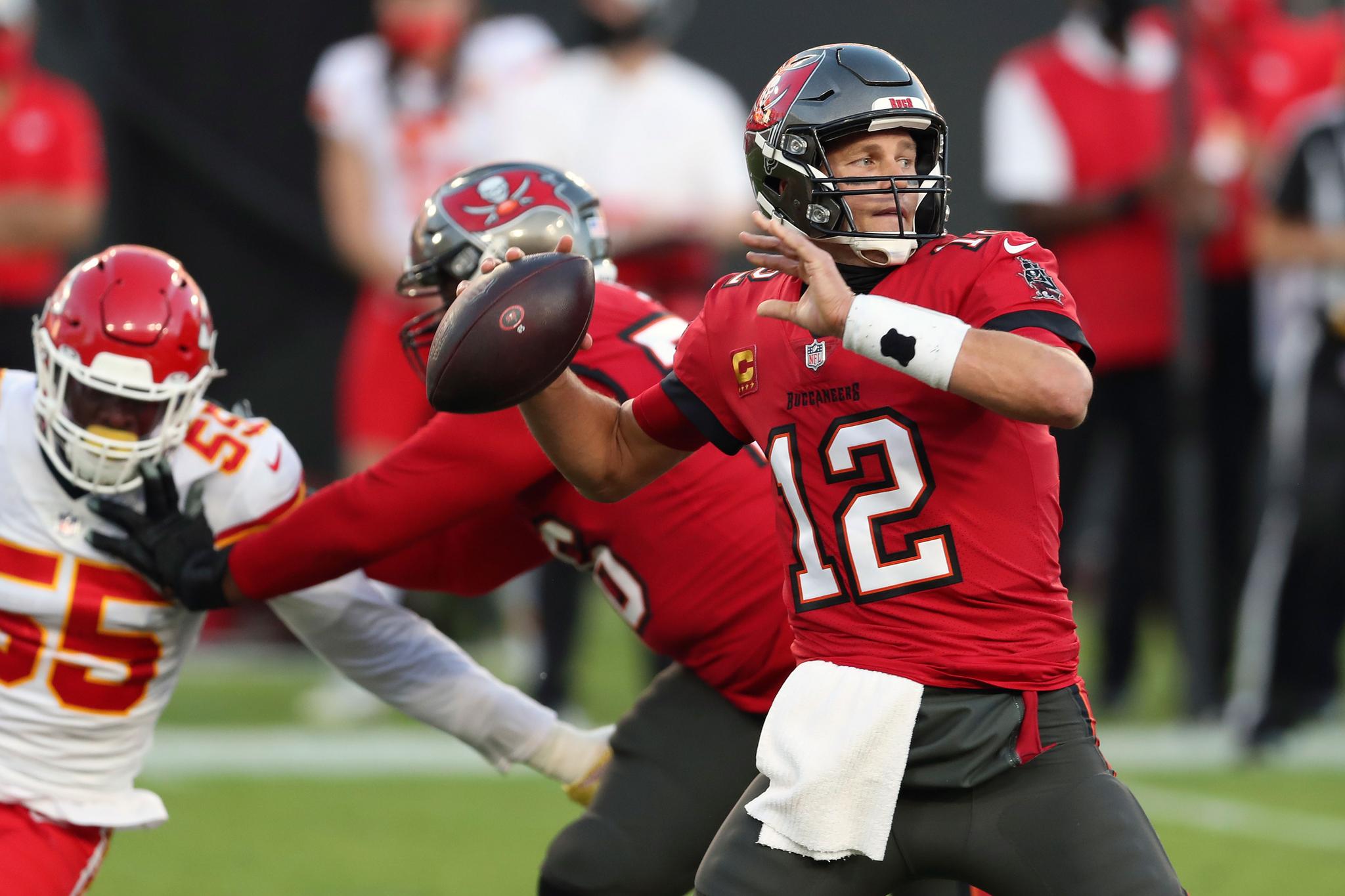 Tampa Bay Buccaneers quarterback Tom Brady