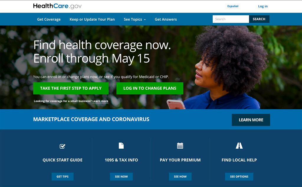 Healthcare.gov website 
