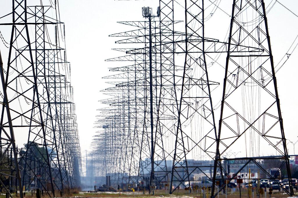 Power Lines In Texas 