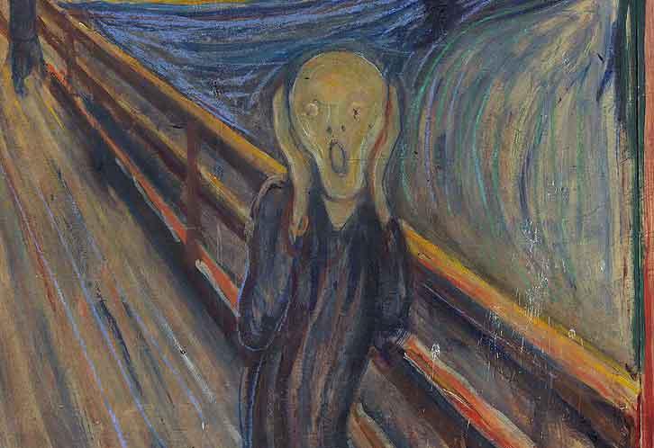 "The Scream" by Munch