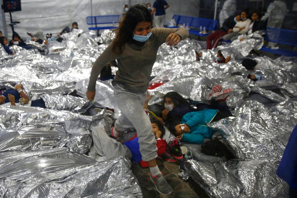 Minors are housed at the Donna Department of Homeland Security holding facility, the main detention center for unaccompanied children in the Rio Grande Valley