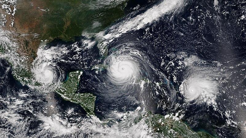 Tropical Cyclones Katia, Irma, Jose