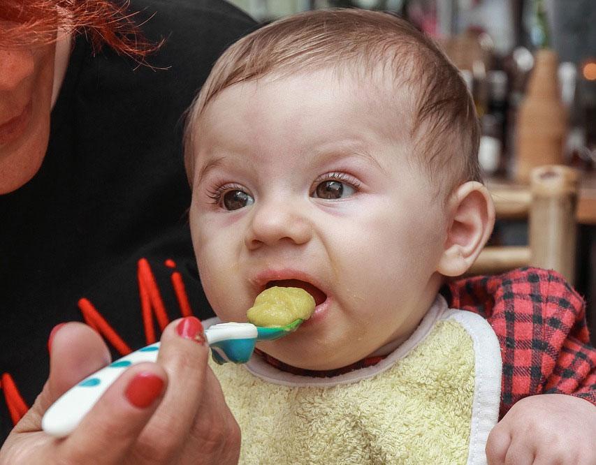 Baby Eating 