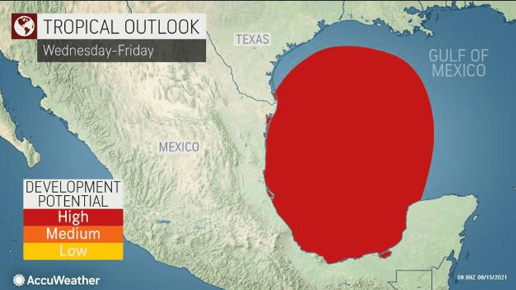 Tropical system may form