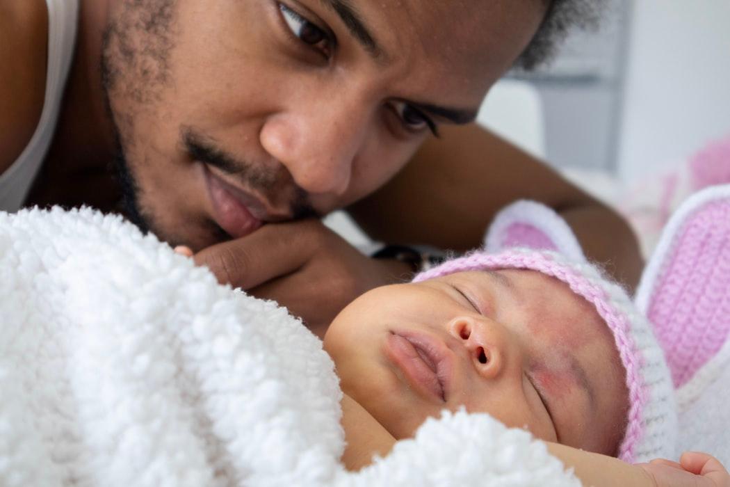 dad and baby