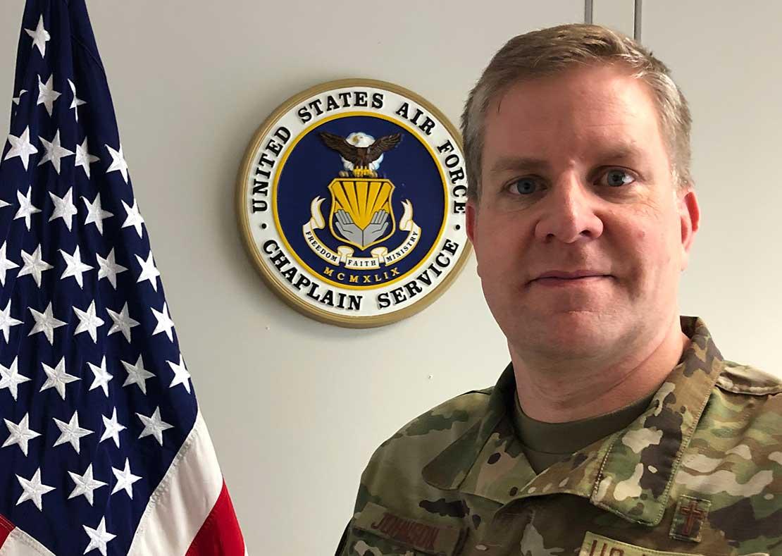 Chaplain Capt. Seth Johnson