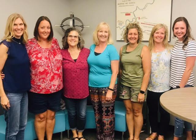 A few of the women serving as dorm moms this year: Lee-Ann McKay, Kaleb Pauley, Denise Tye, Tina Wagner, Cheryl Long, Gerry Walquist and Sarah Gump