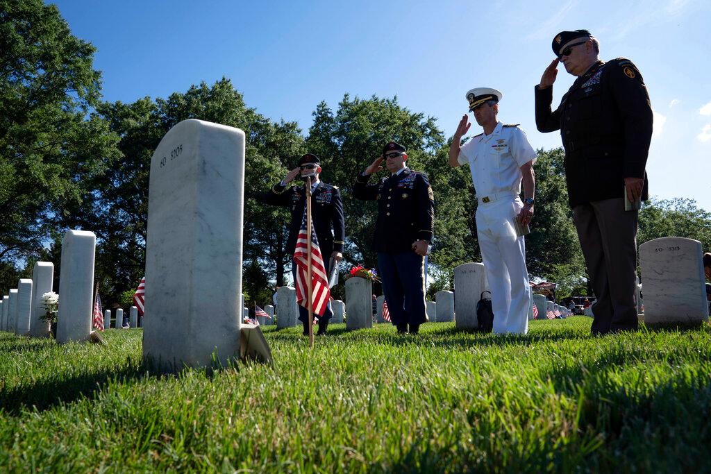 Arlington National Cemetery on Memorial Day 