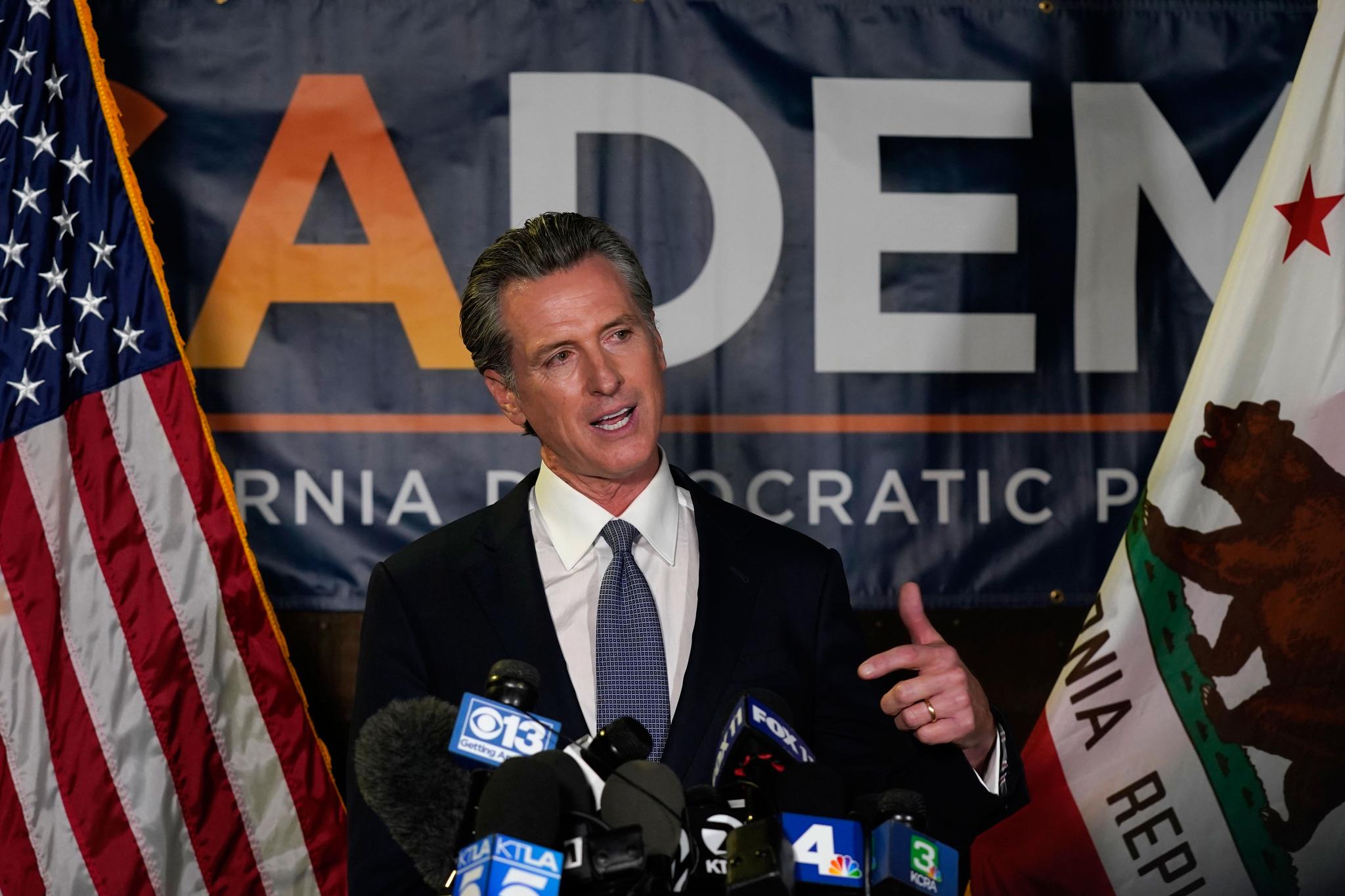 California Governor Gavin Newsom
