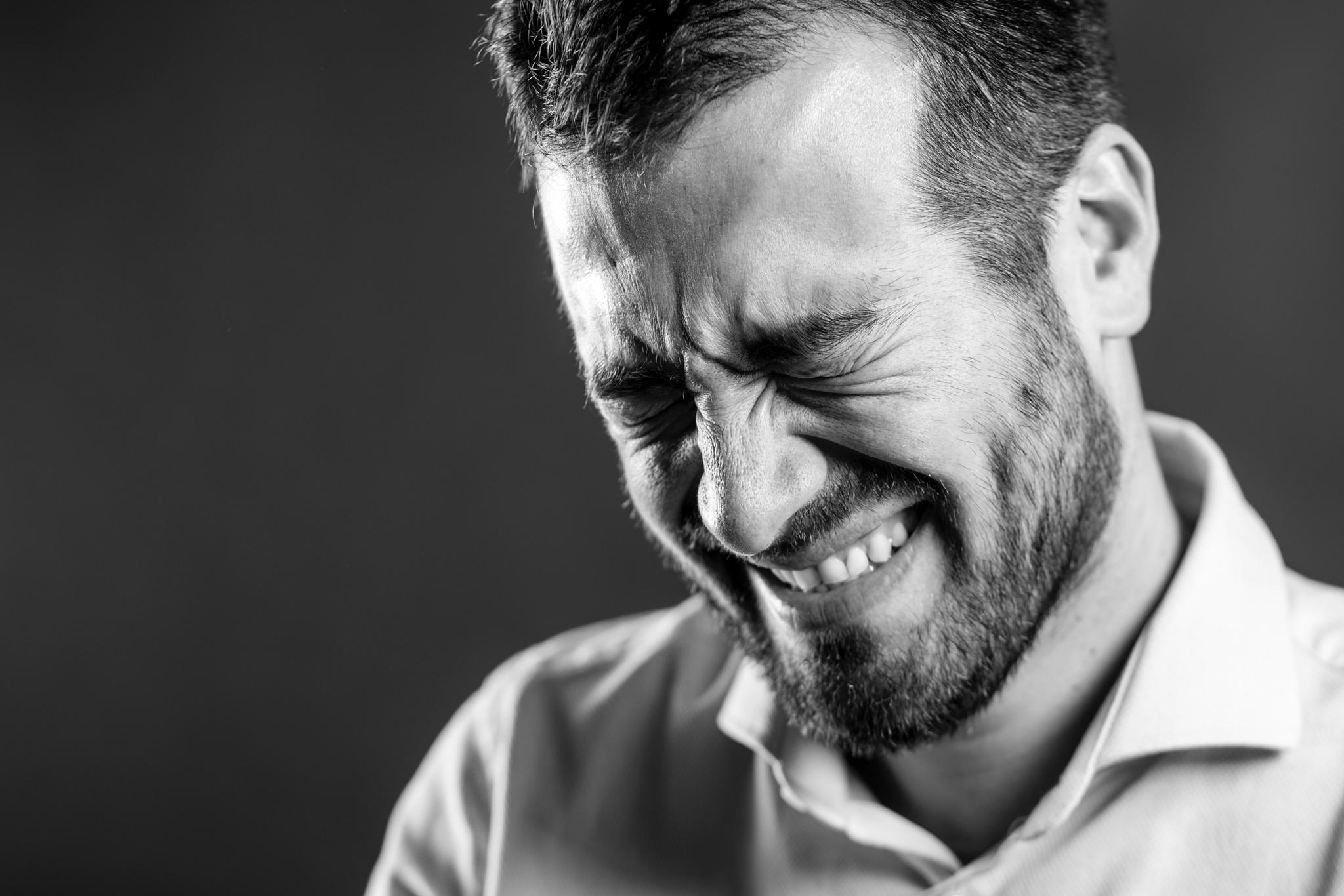 man upset 
