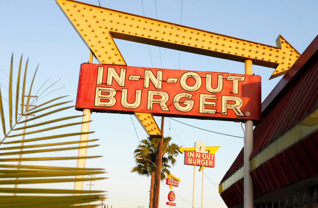In-N-Out Burger Sign 