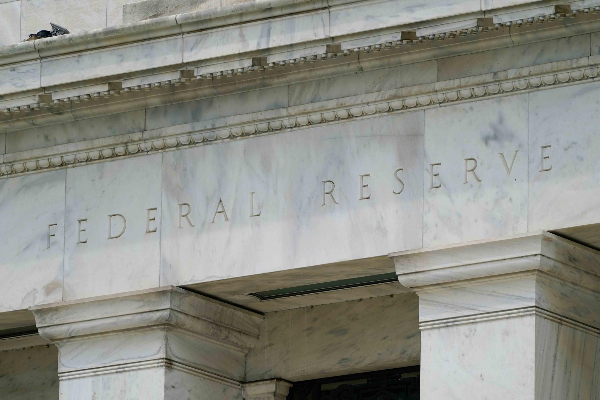 This Tuesday, May 4, 2021, file photo shows the Federal Reserve building in Washington.