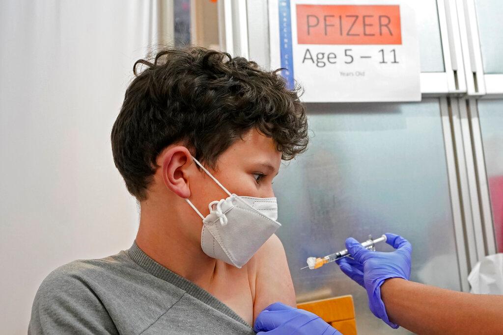 Child gets COVID vaccine 
