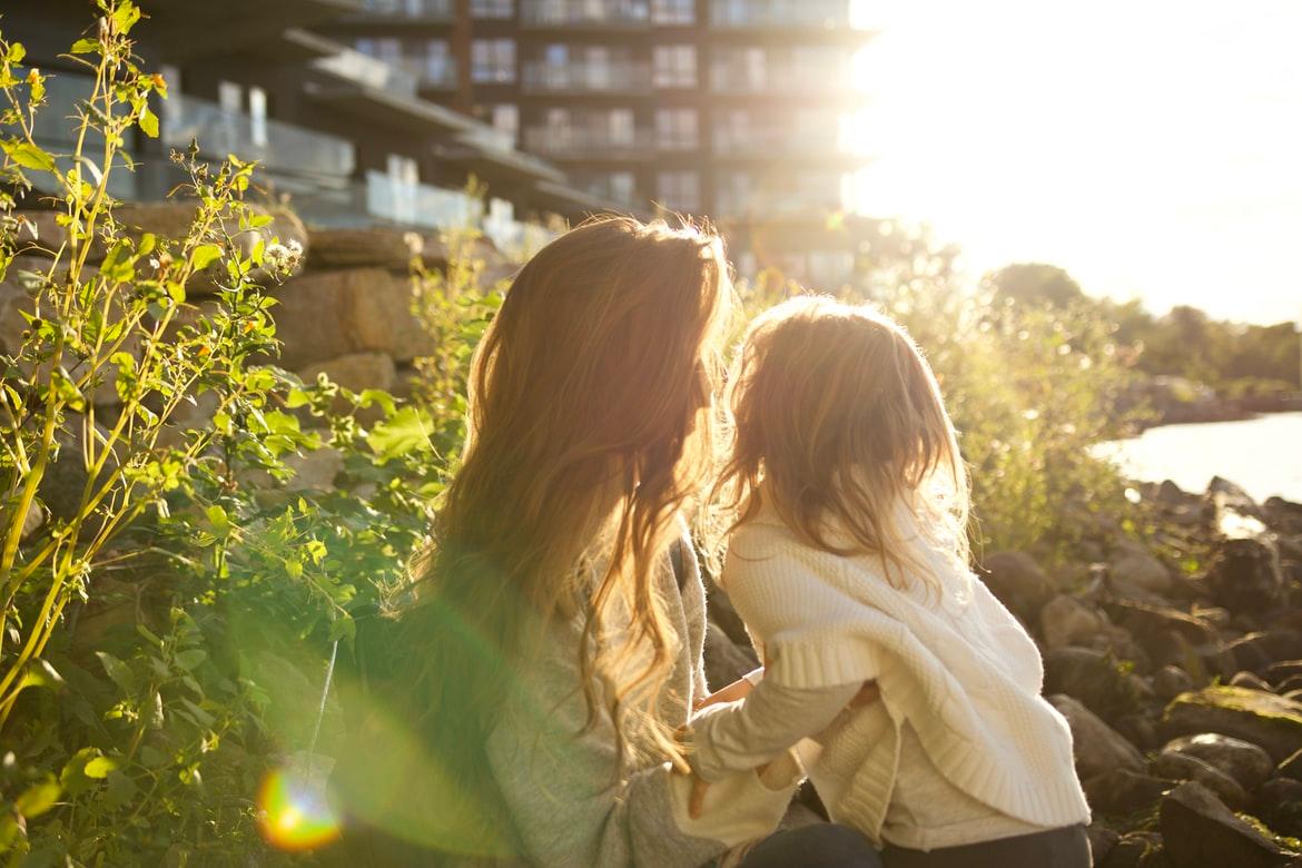 Mom and daughter