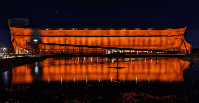 Ark Encounter exhibit lights up for Bengals 