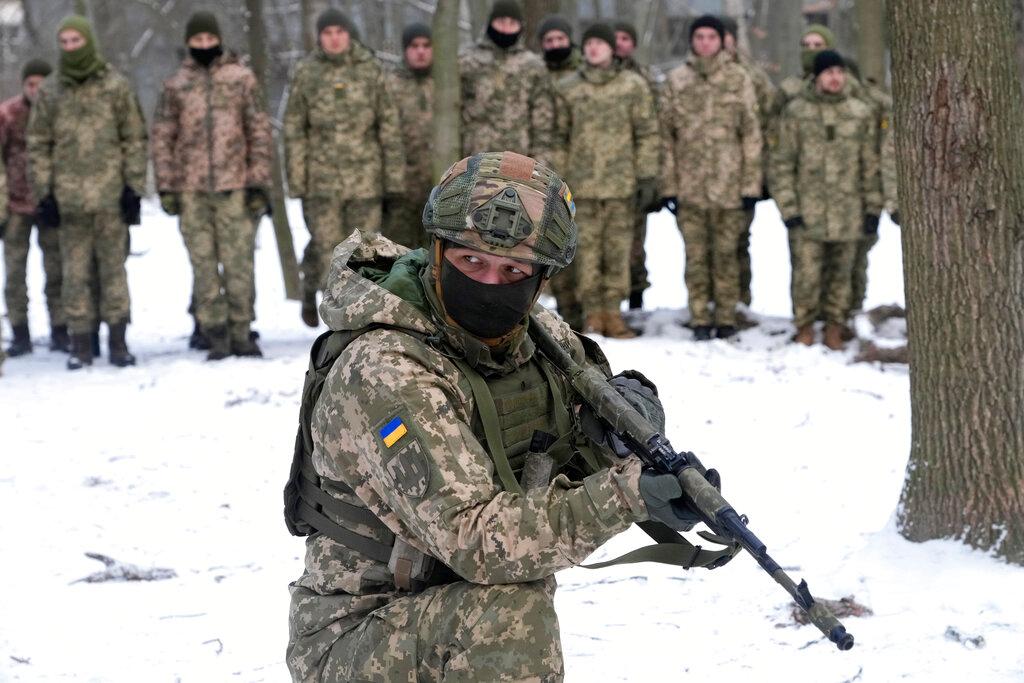 Soldier of Ukraine Territorial Defense Force 