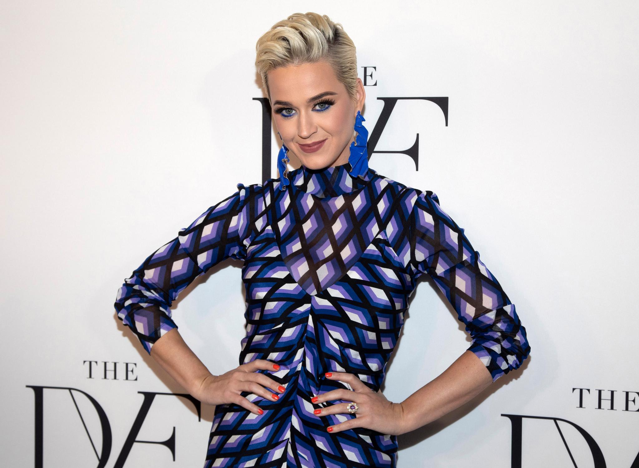 Katy Perry at the 10th annual DVF Awards at the Brooklyn Museum in New York