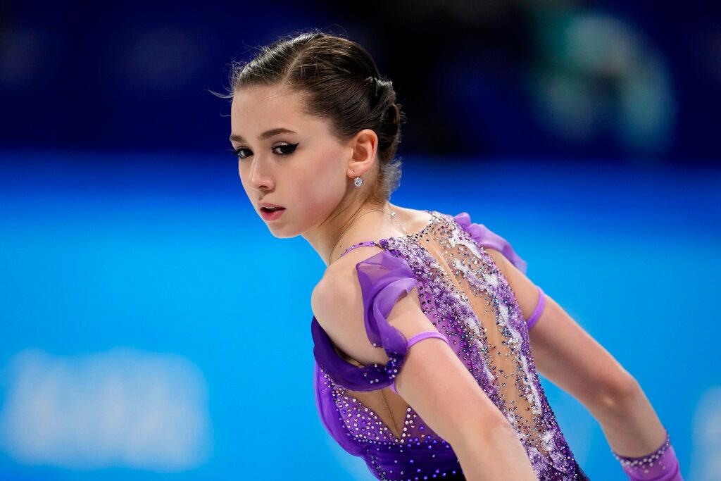 Russian figure skater Kamila Valieva 
