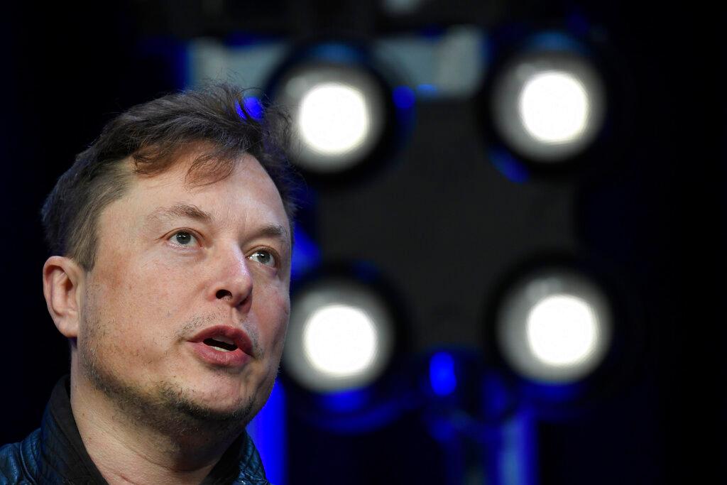 Tesla and SpaceX Chief Executive Officer Elon Musk speaks at the SATELLITE Conference and Exhibition