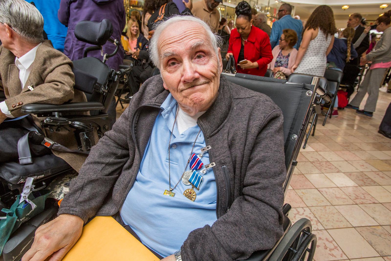 Korean War Veteran attending event