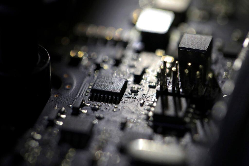 computer chips inside