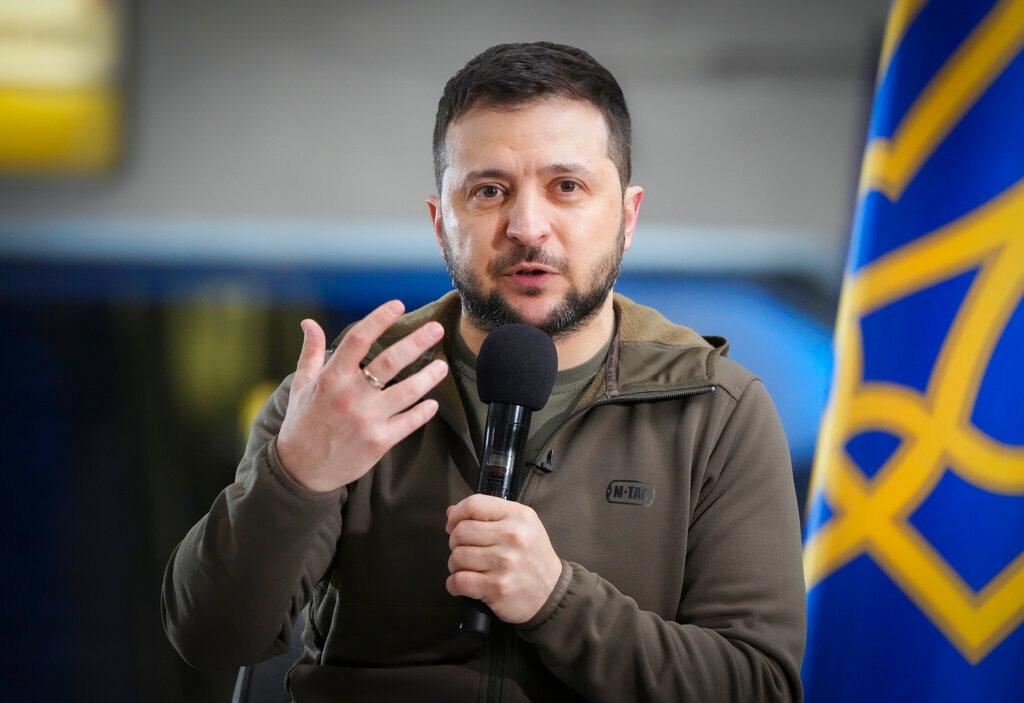 Ukrainian President Volodymyr Zelensky