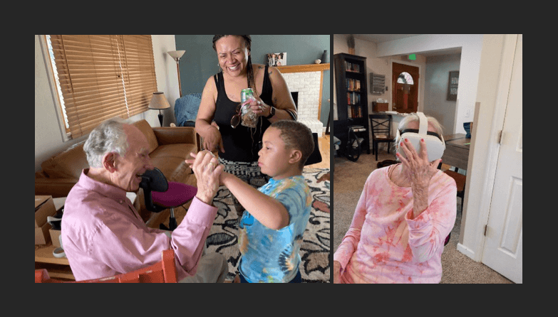 Robbie uses VR headsets to help child who has autism and seniors in care homes