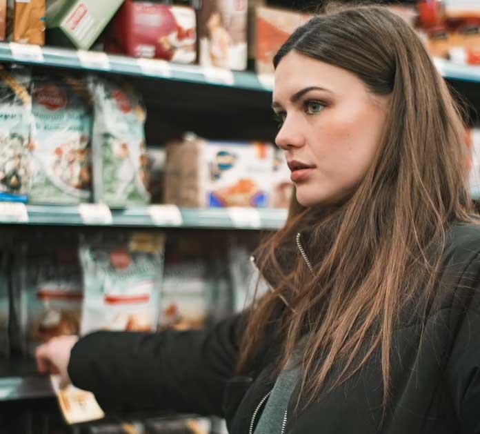 Woman shopping