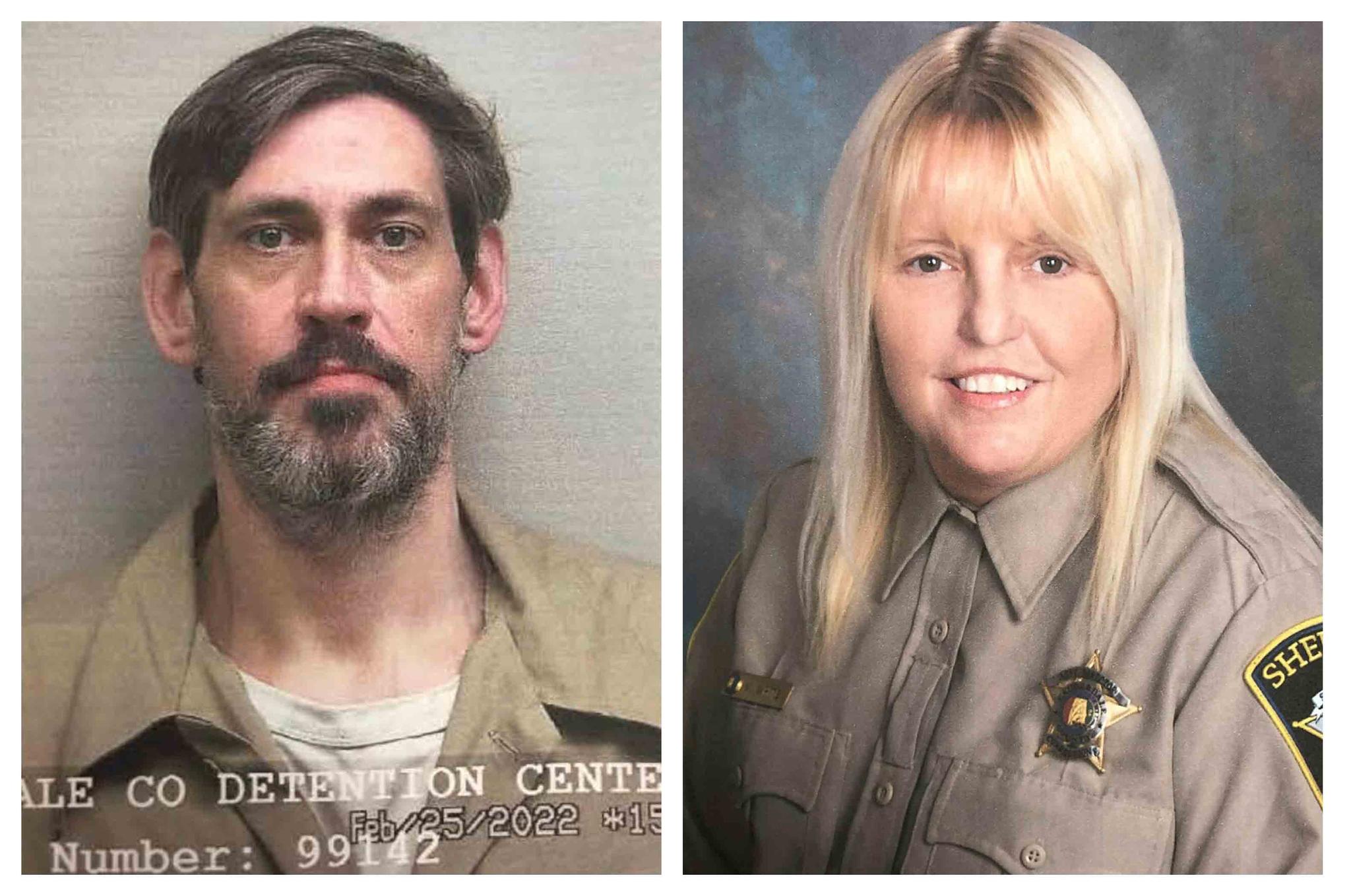 This combination of photos provided by the U.S. Marshals Service and Lauderdale County Sheriff's Office in April 2022 shows Casey Cole White, left, and Assistant Director of Corrections Vicky White