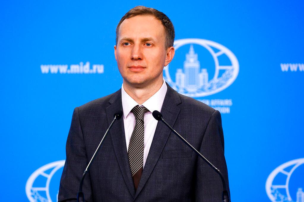  Russian Foreign Ministry spokesman Alexei Zaitsev