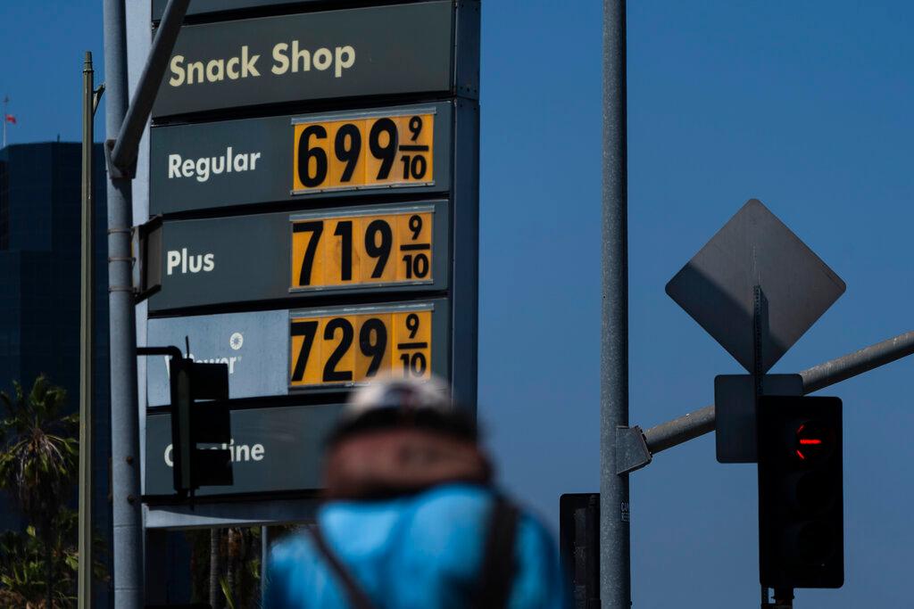 gas price sign