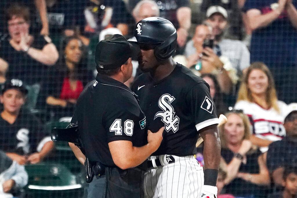 White Sox Tim Anderson encounter with ref