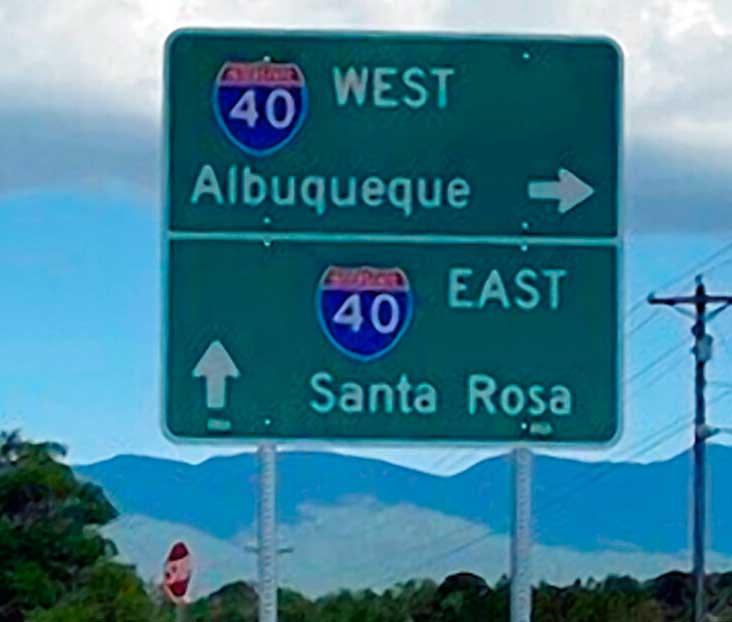 Misspelled sign in New Mexico