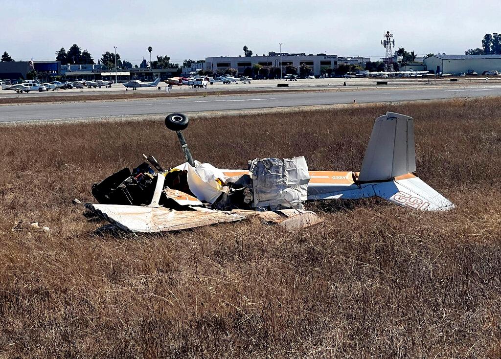 Small plane wreckage