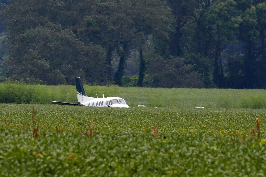 Authorities say a man who stole a plane and flew it over Mississippi after threatening to crash it into a Walmart store faces charges of grand larceny and terroristic threats.