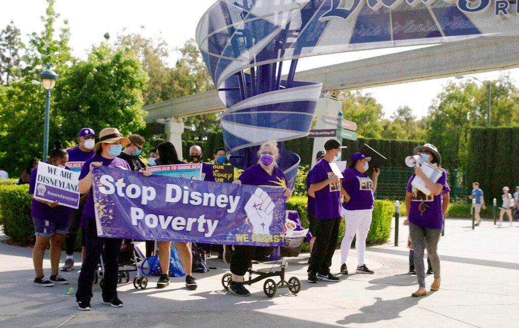 This image released by Fork Films shows a scene from the documentary "The American Dream and Other Fairy Tales," a film by Abigail Disney. 