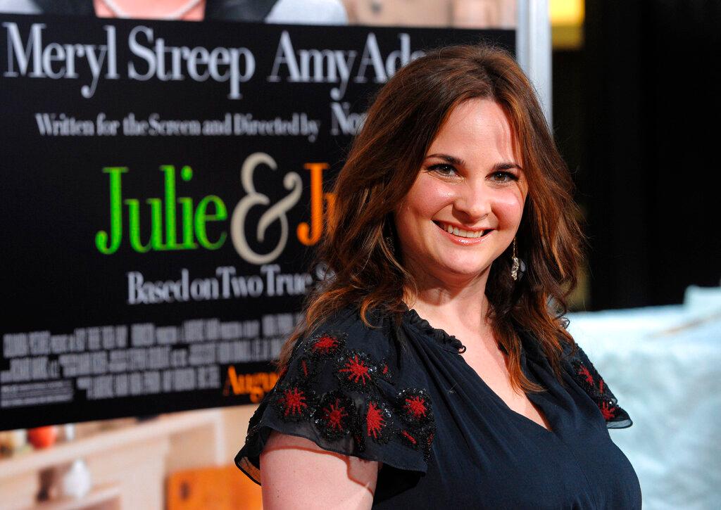 Author Julie Powell attends the premiere of "Julie & Julia" at The Ziegfeld Theatre, in New York